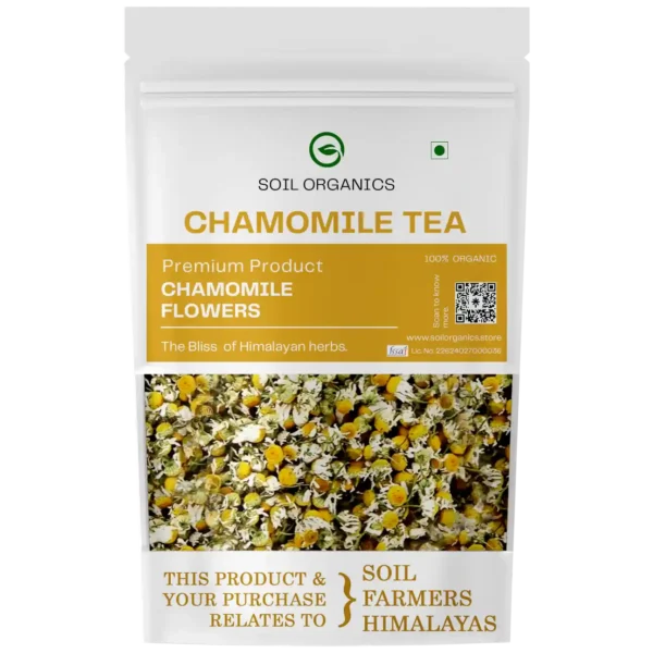 High Altitude Chamomile Tea 50g – Calming Herbal Tea from the Himalayas | Soil Organics